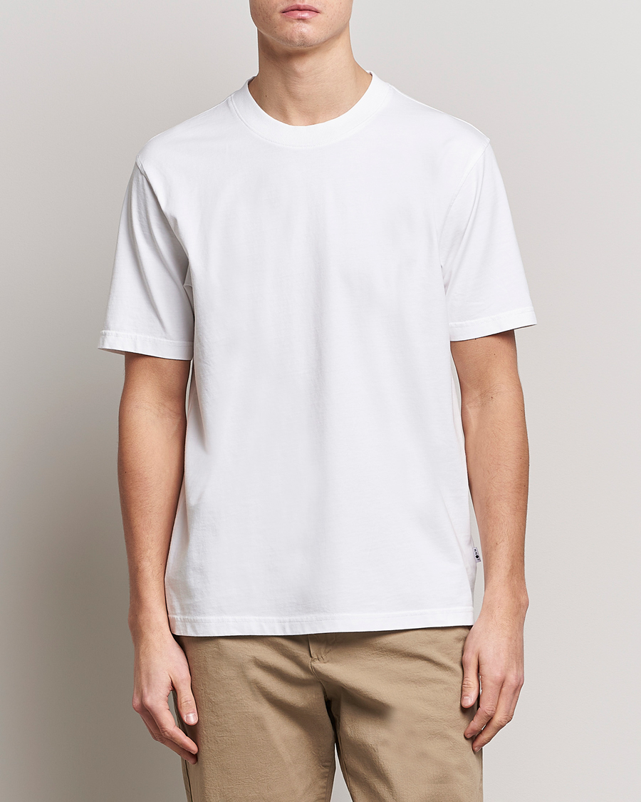 Mies | Vaatteet | NN07 | Adam Pima Crew Neck T-Shirt White