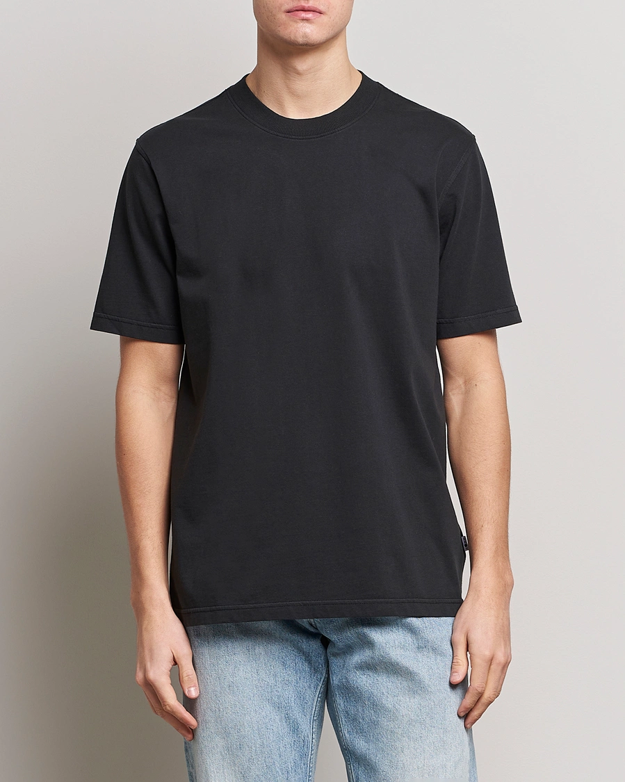 Mies | Vaatteet | NN07 | Adam Pima Crew Neck T-Shirt Black