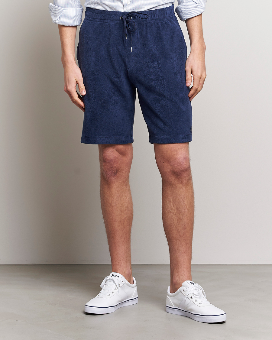 Mies |  | Polo Ralph Lauren | Cotton Terry Drawstring Shorts Newport Navy