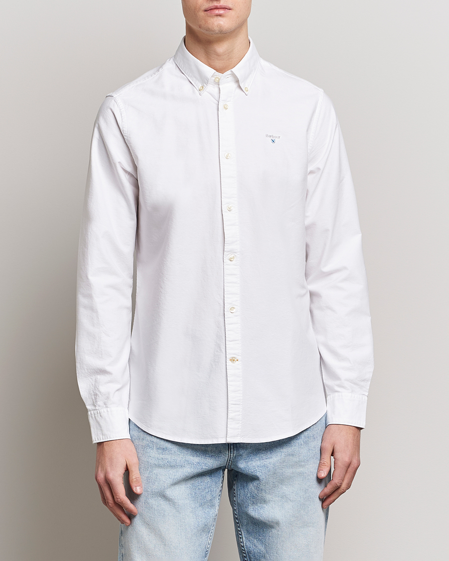Mies | Vaatteet | Barbour Lifestyle | Tailored Fit Oxford 3 Shirt White