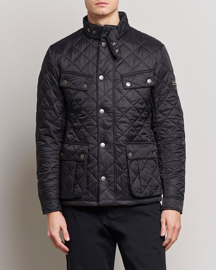 Mies | Vaatteet | Barbour International | Ariel Quilted Jacket Black