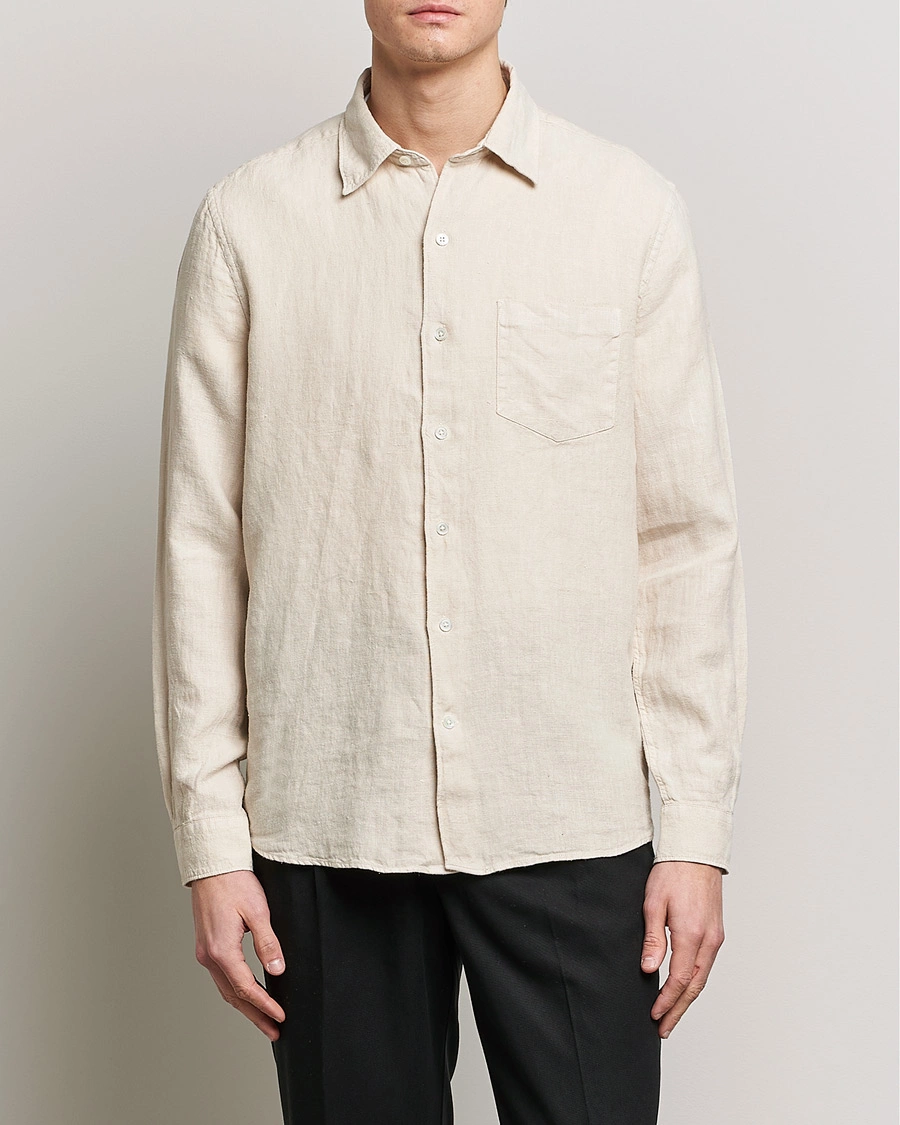 Mies |  | A Day's March | Abu Linen Shirt Sand