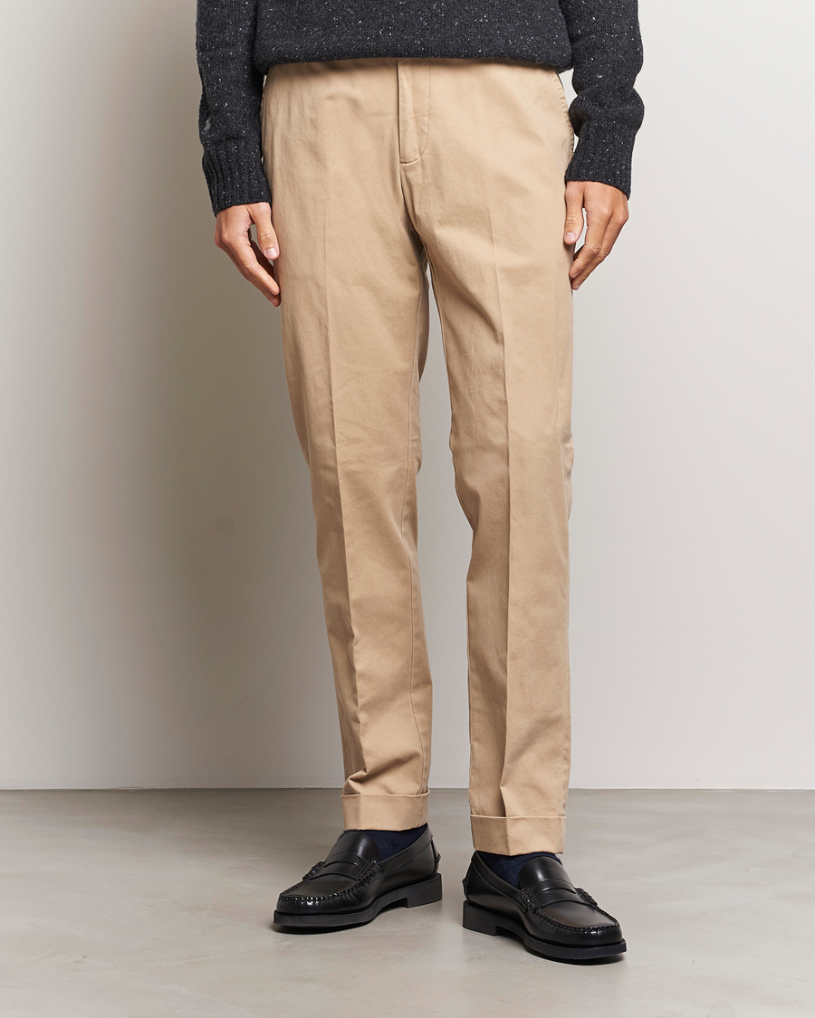 Mies | Suorat housut | Polo Ralph Lauren | Cotton Stretch Trousers Monument Tan