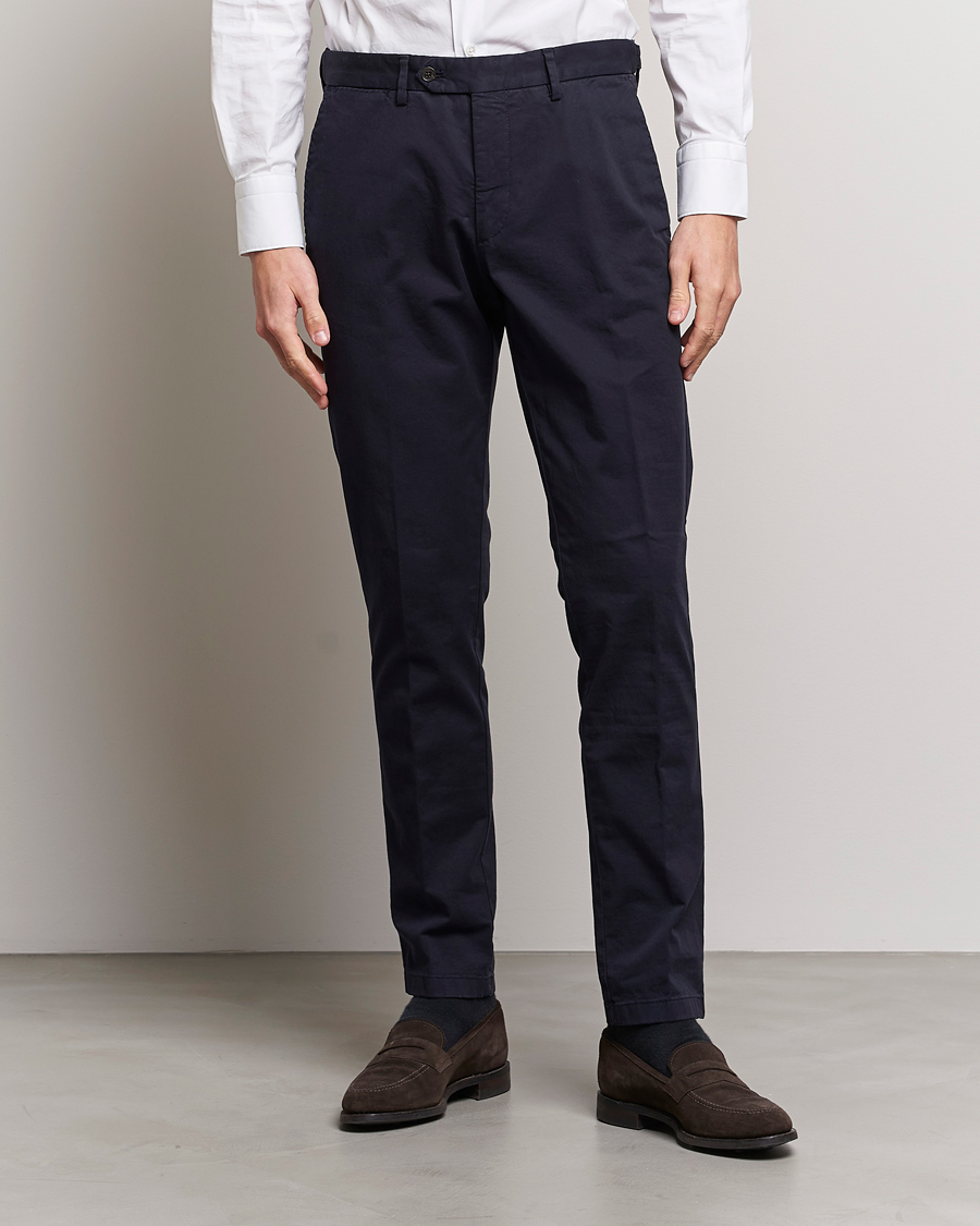 Mies | Vaatteet | Oscar Jacobson | Danwick Cotton Trousers Navy