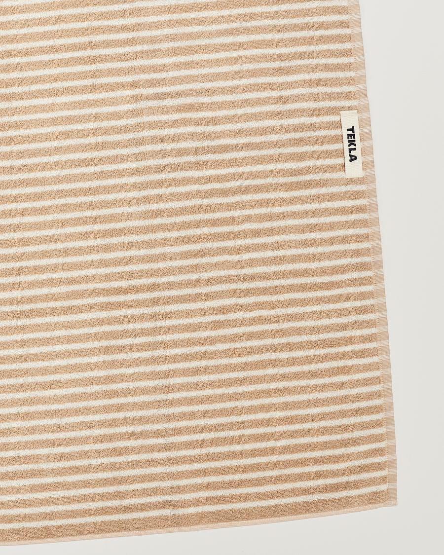 Mies | Tekla | Tekla | Organic Terry Hand Towel Ivory Stripe