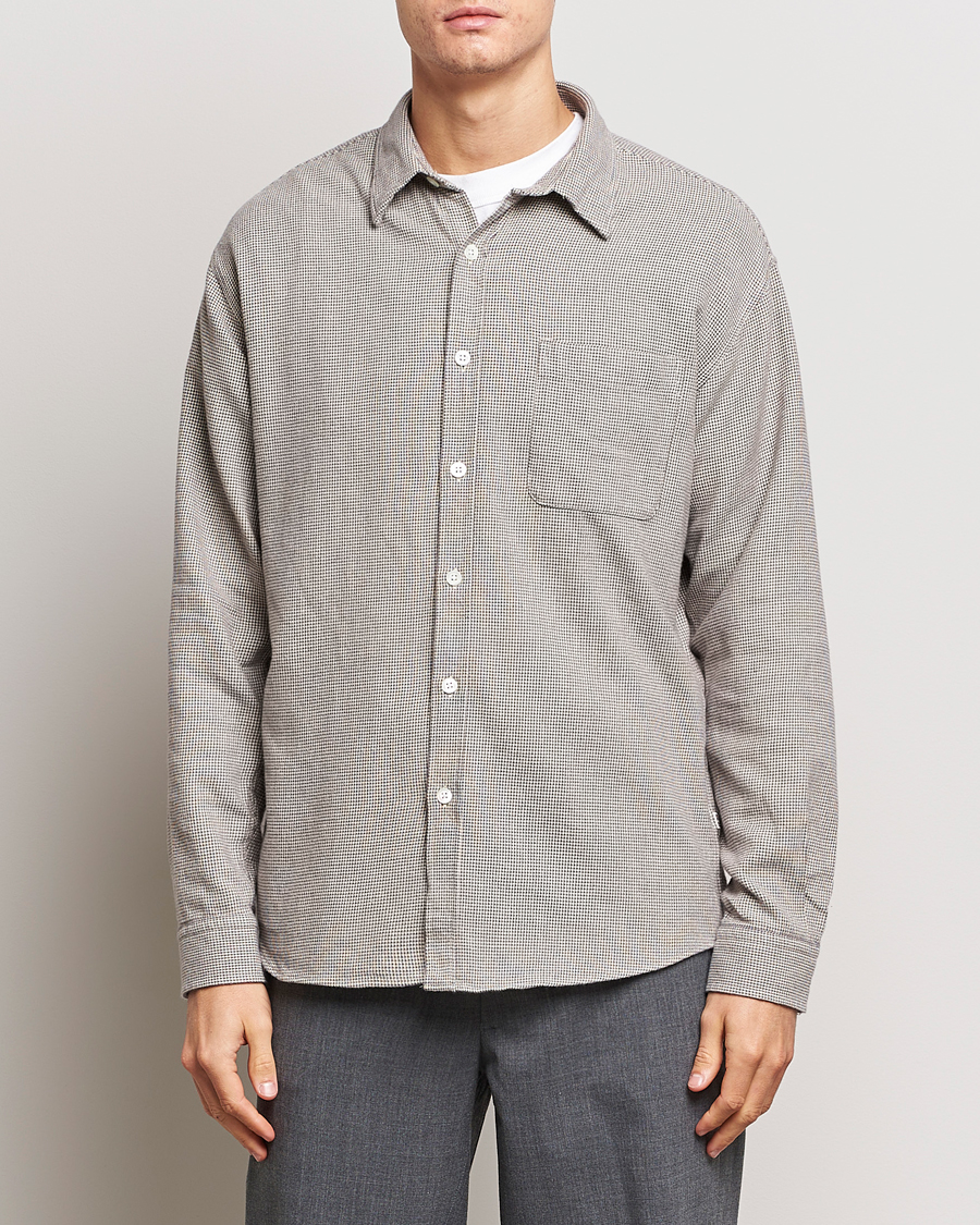 Mies | Overshirts | NN07 | Deon Relaxed Fit Overshirt Dark Grey