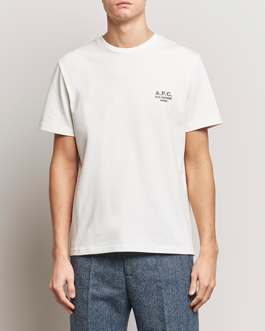 Mies | Valkoiset t-paidat | A.P.C. | Raymond T-Shirt Chalk