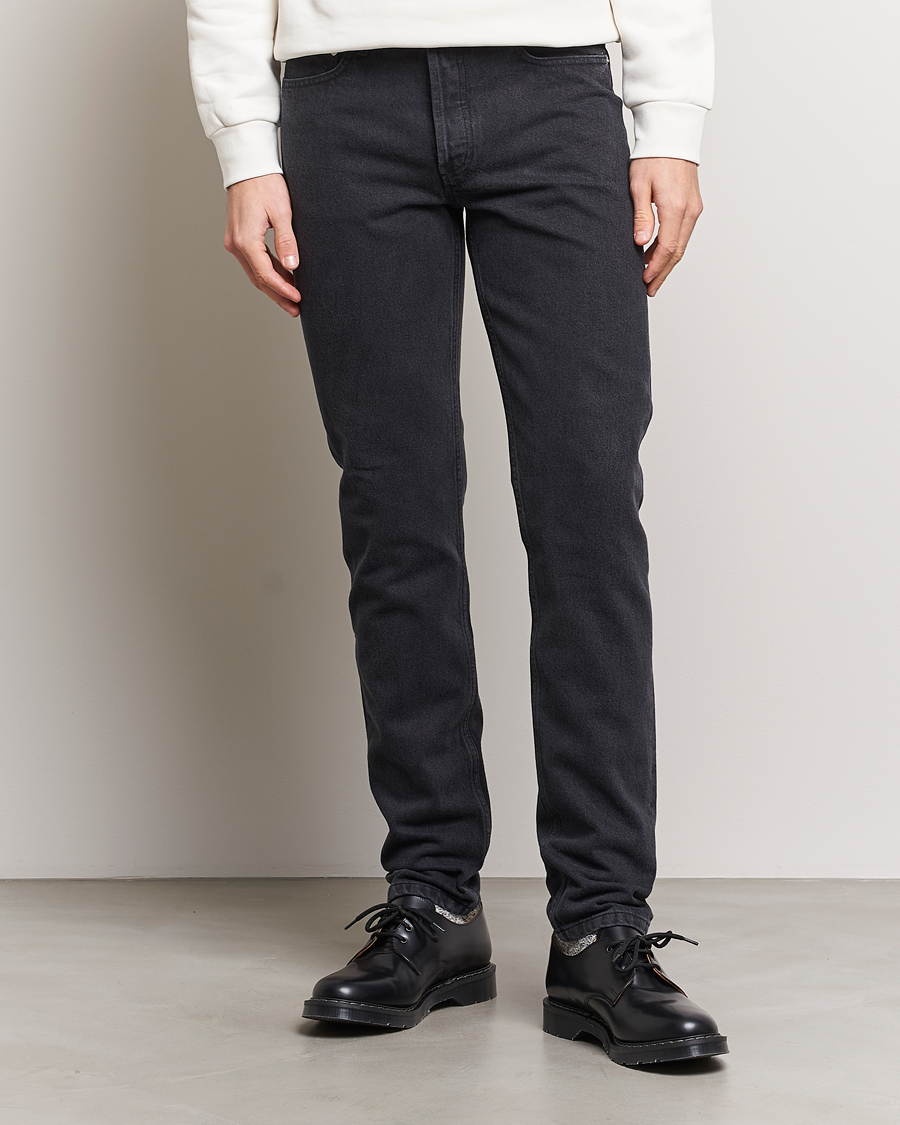 Mies | Mustat farkut | A.P.C. | Petit New Standard Jeans Washed Black