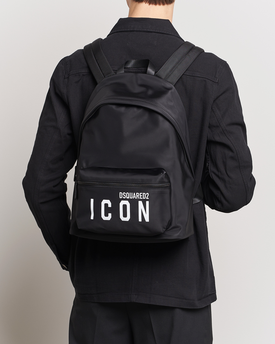 Mies | Reput | Dsquared2 | Be Icon Backpack Black