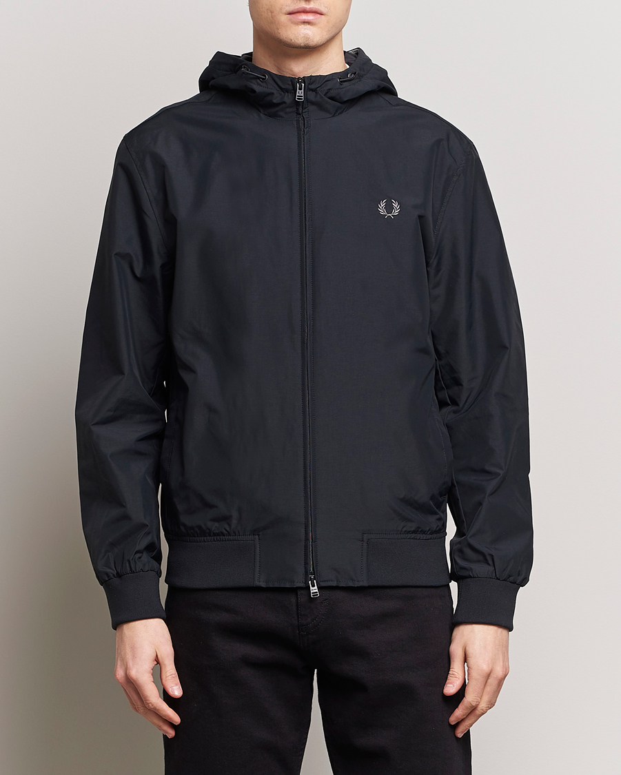 Mies | Fred Perry | Fred Perry | Brentham Hooded Jacket Black