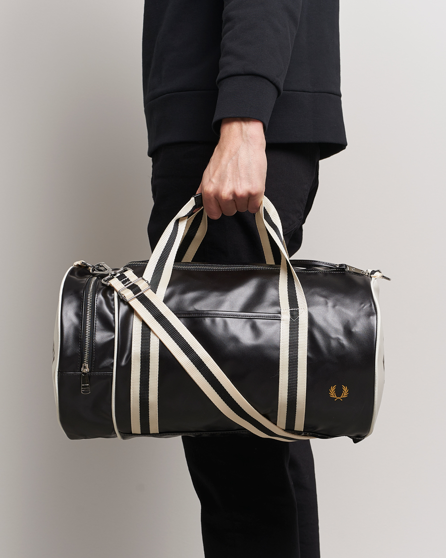 Mies | Fred Perry | Fred Perry | Classic Barrel Bag Black/Ecru