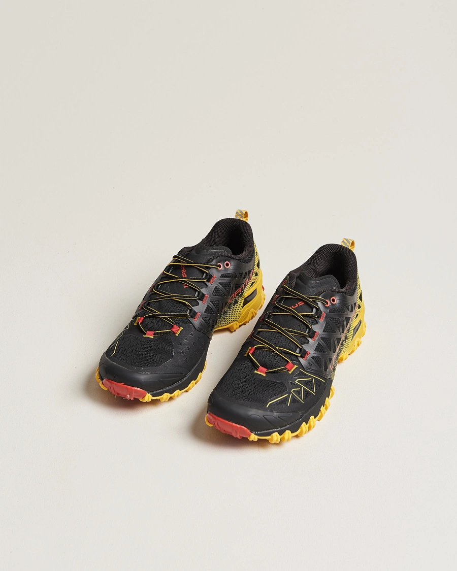 Mies | Mustat tennarit | La Sportiva | Bushido II GTX Trail Running Sneakers Black/Yellow