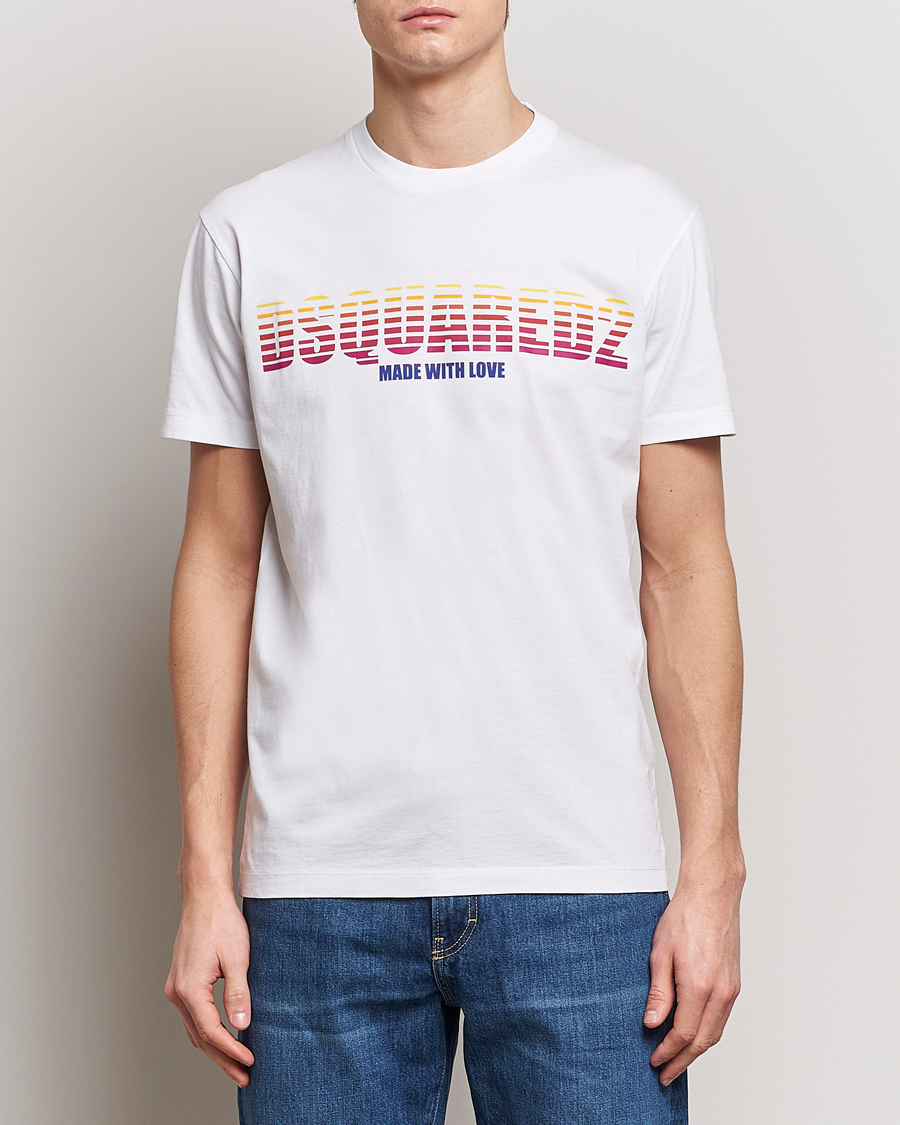 Mies | Vaatteet | Dsquared2 | Cool Fit Crew Neck T-Shirt White