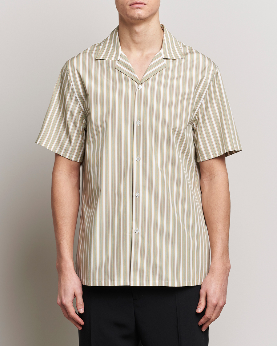 Mies | Lanvin | Lanvin | Short Sleeve Camp Shirt Green