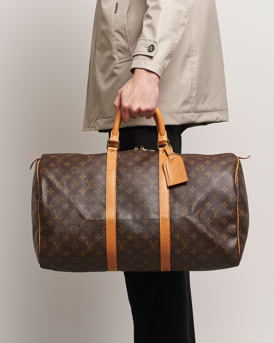 Mies | Pre-Owned & Vintage Bags | Louis Vuitton Pre-Owned | Keepall 50 Bag Monogram 