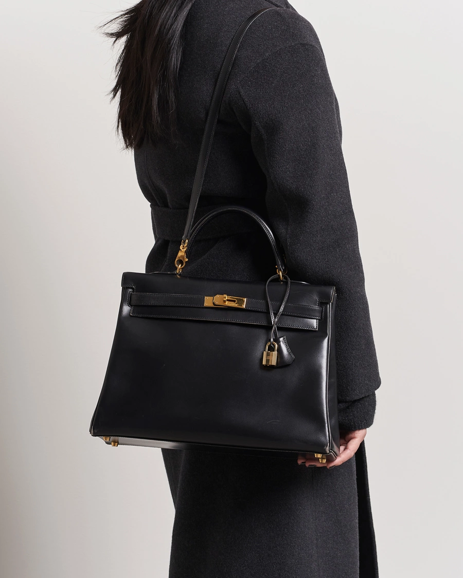 Mies | Hermès Pre-Owned | Hermès Pre-Owned | Kelly 35 Handbag Black 