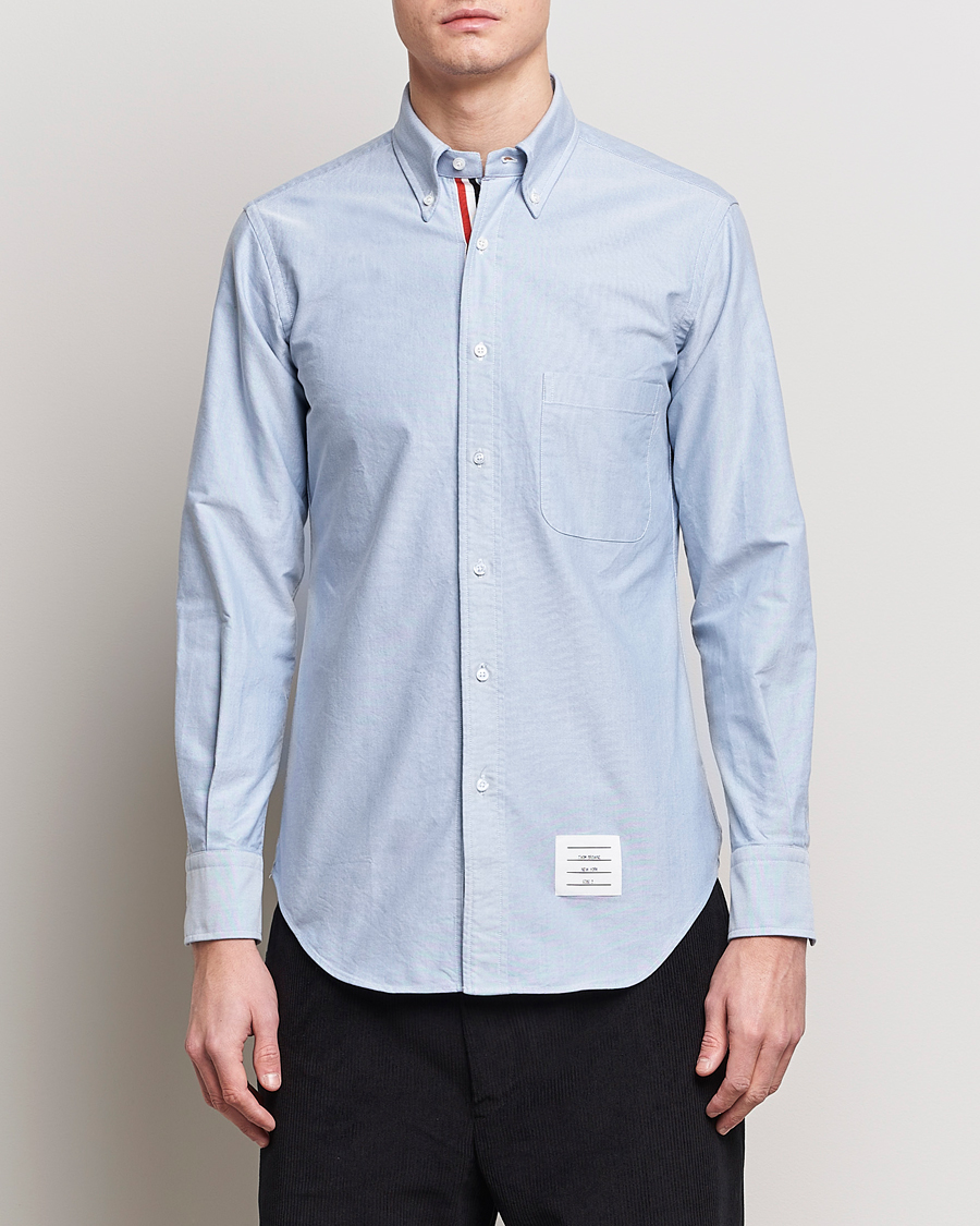 Mies | Thom Browne | Thom Browne | Placket Oxford Shirt Light Blue