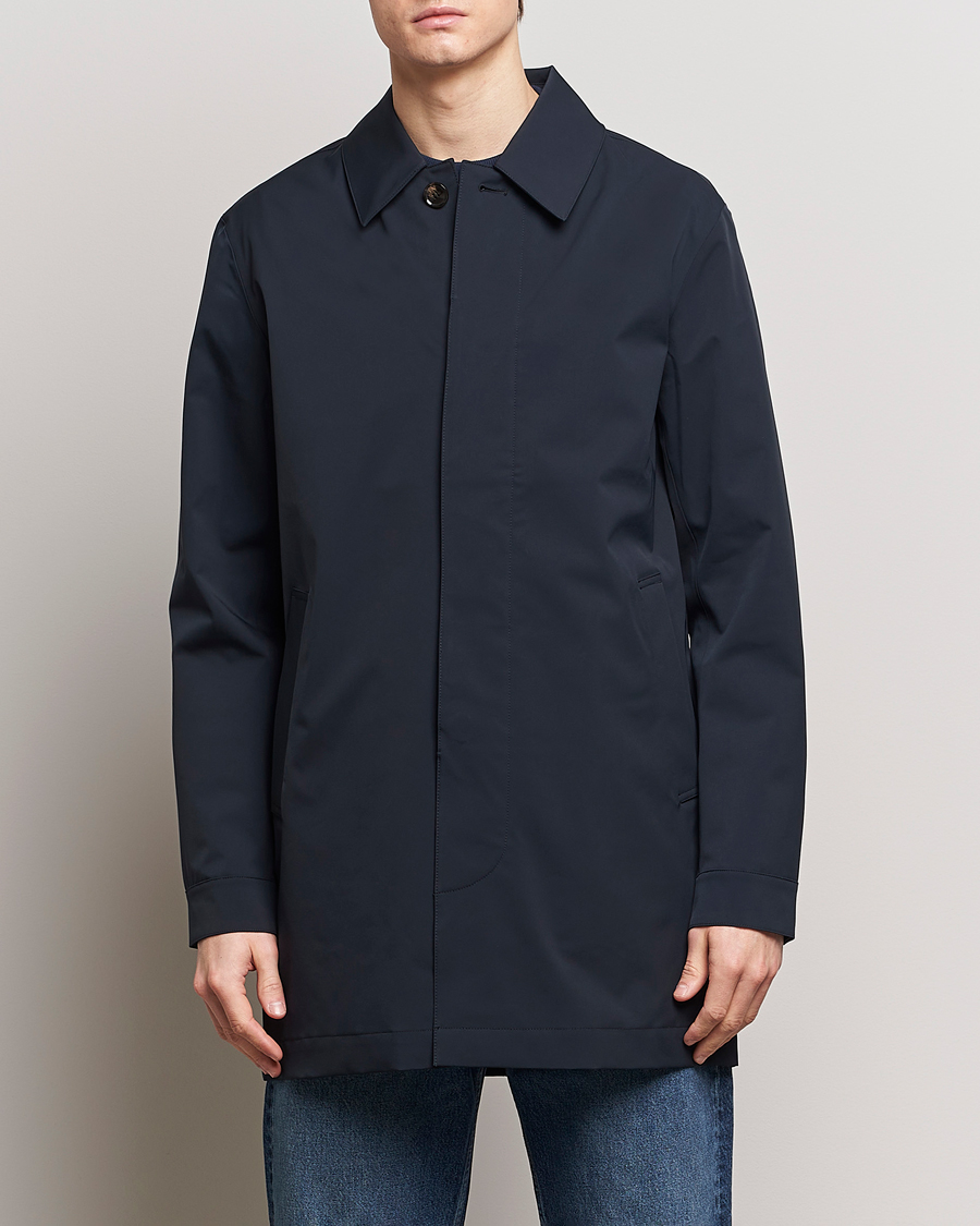 Mies | Formal Wear | NN07 | Kim Waterproof Car Coat Navy Blue