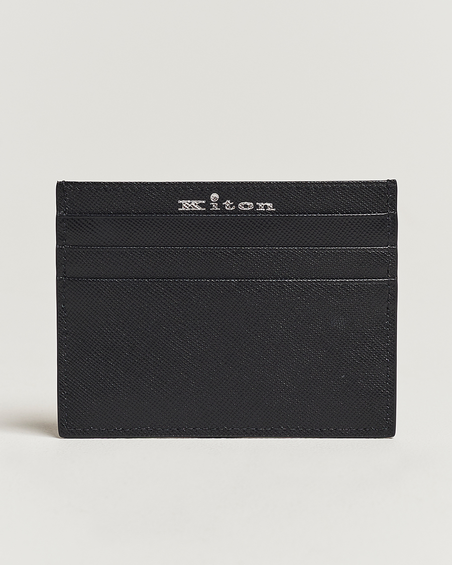 Mies | Kiton | Kiton | Saffiano Leather Cardholder Black