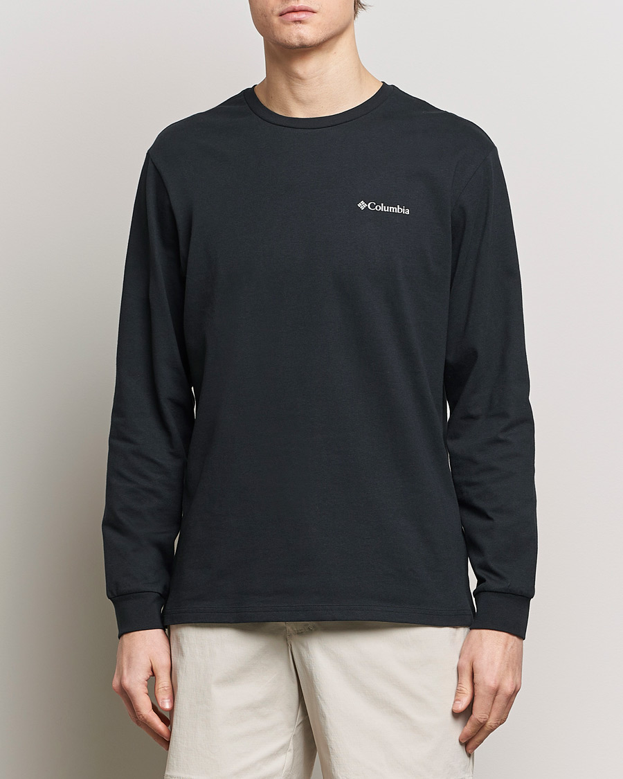 Mies | Pitkähihaiset t-paidat | Columbia | Explorers Canyon Long Sleeve T-Shirt Black