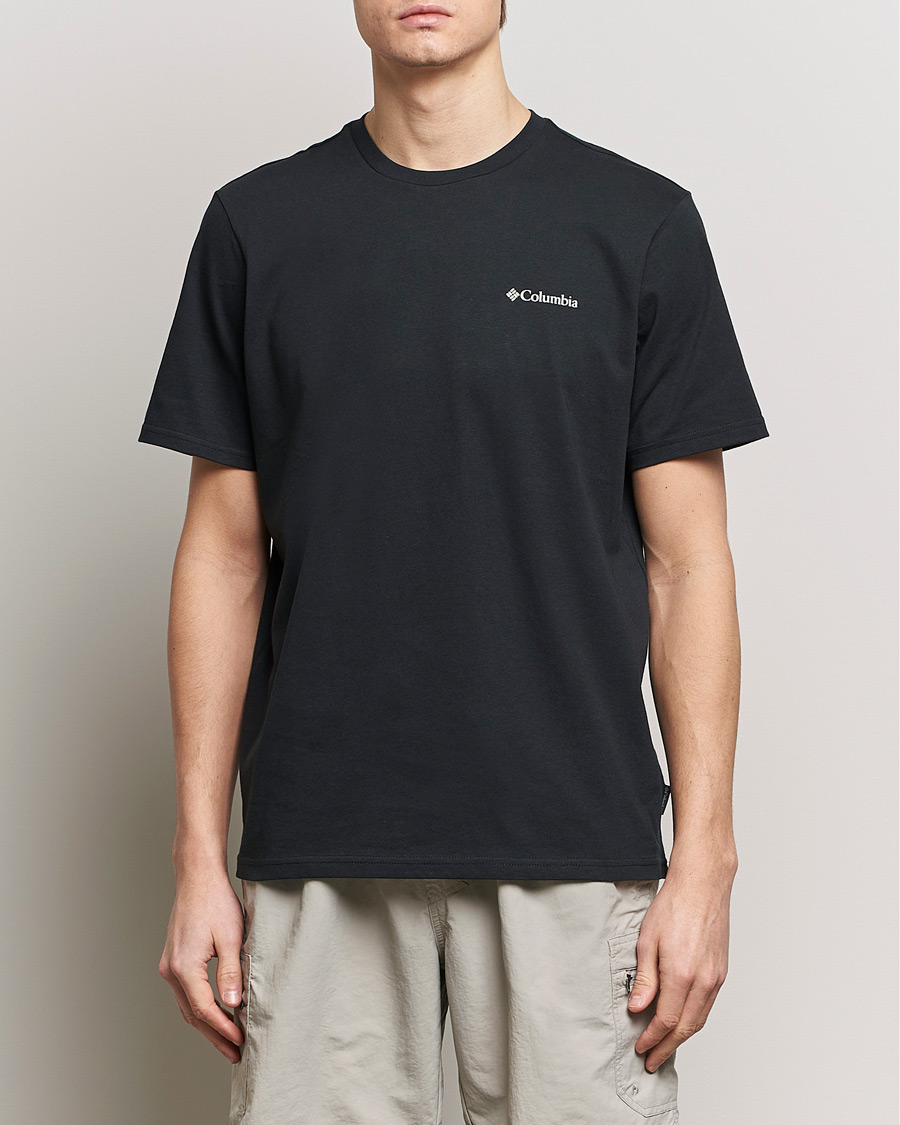 Mies | T-paidat | Columbia | Explorers Canyon Back Print T-Shirt Black