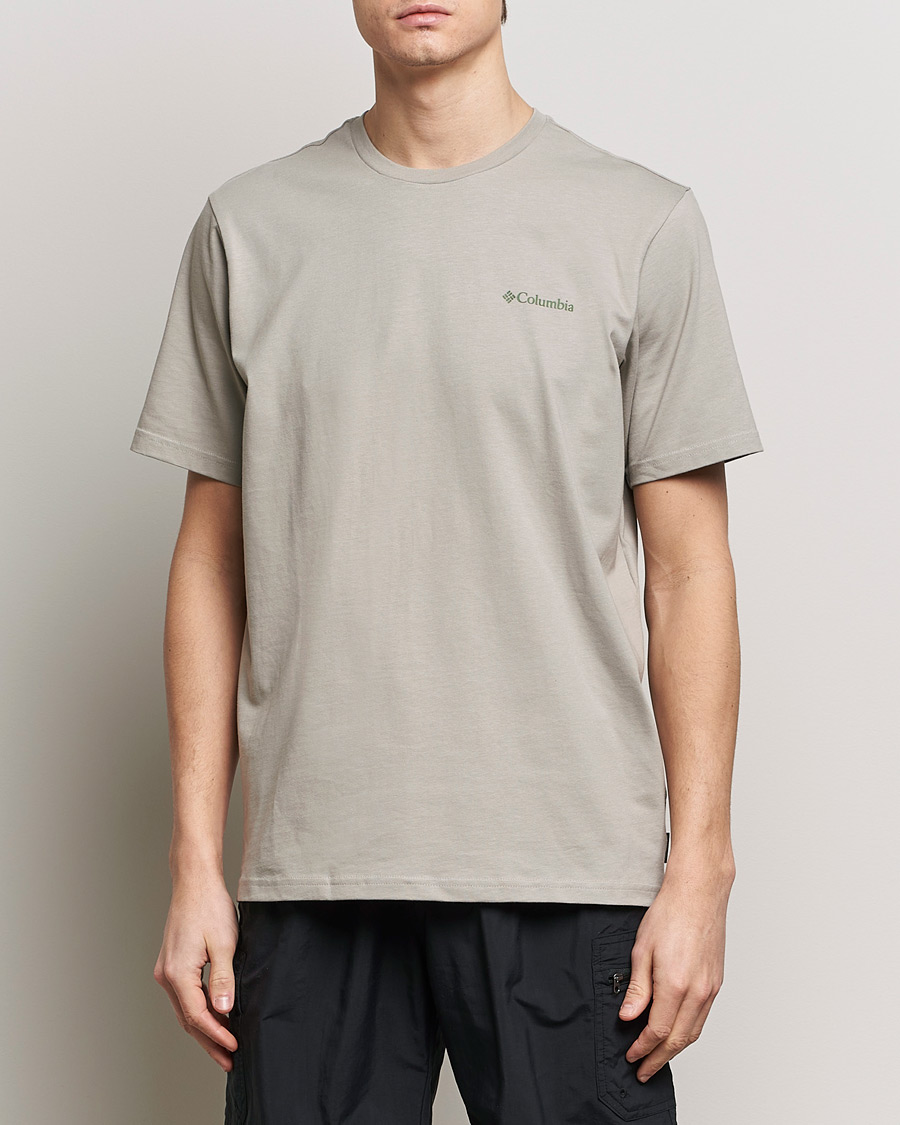 Mies | T-paidat | Columbia | Explorers Canyon Back Print T-Shirt Flint Grey
