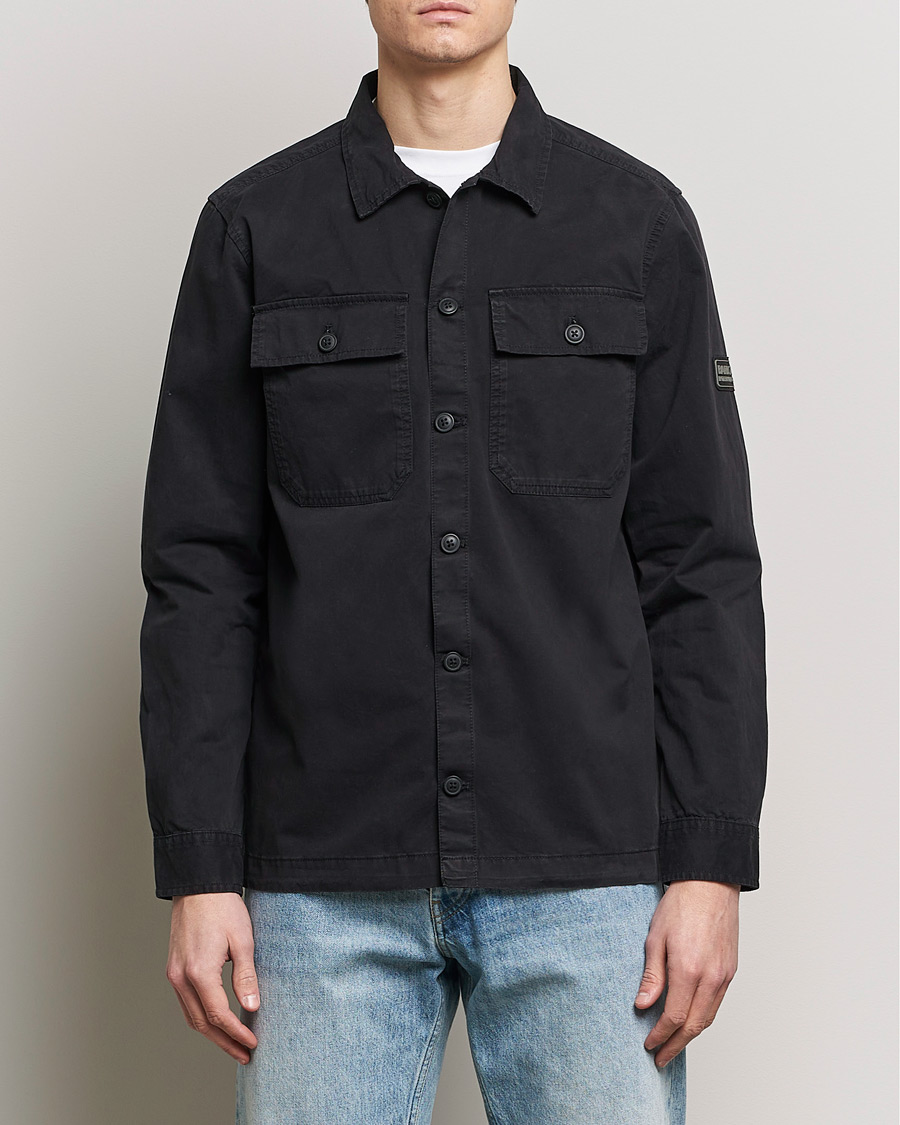Mies | Vaatteet | Barbour International | Adey Cotton Pocket Overshirt Black