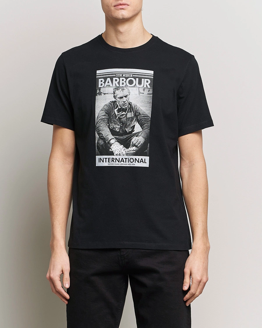 Mies | Vaatteet | Barbour International | Mount Steve McQueen T-Shirt Black