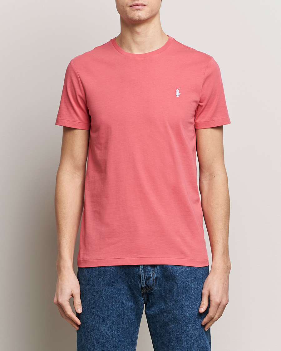 Mies | Only Polo | Polo Ralph Lauren | Crew Neck T-Shirt Pale Red