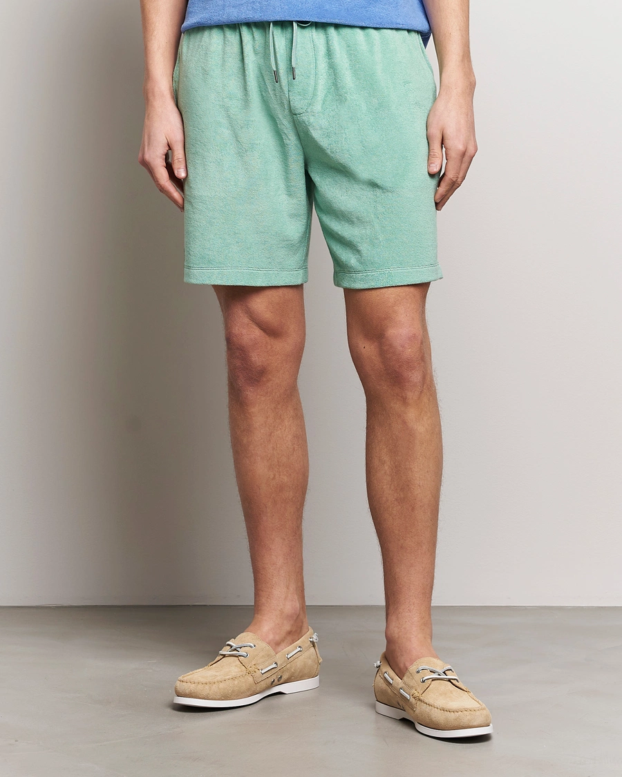 Mies | Polo Ralph Lauren | Polo Ralph Lauren | Cotton Terry Drawstring Shorts Celadon