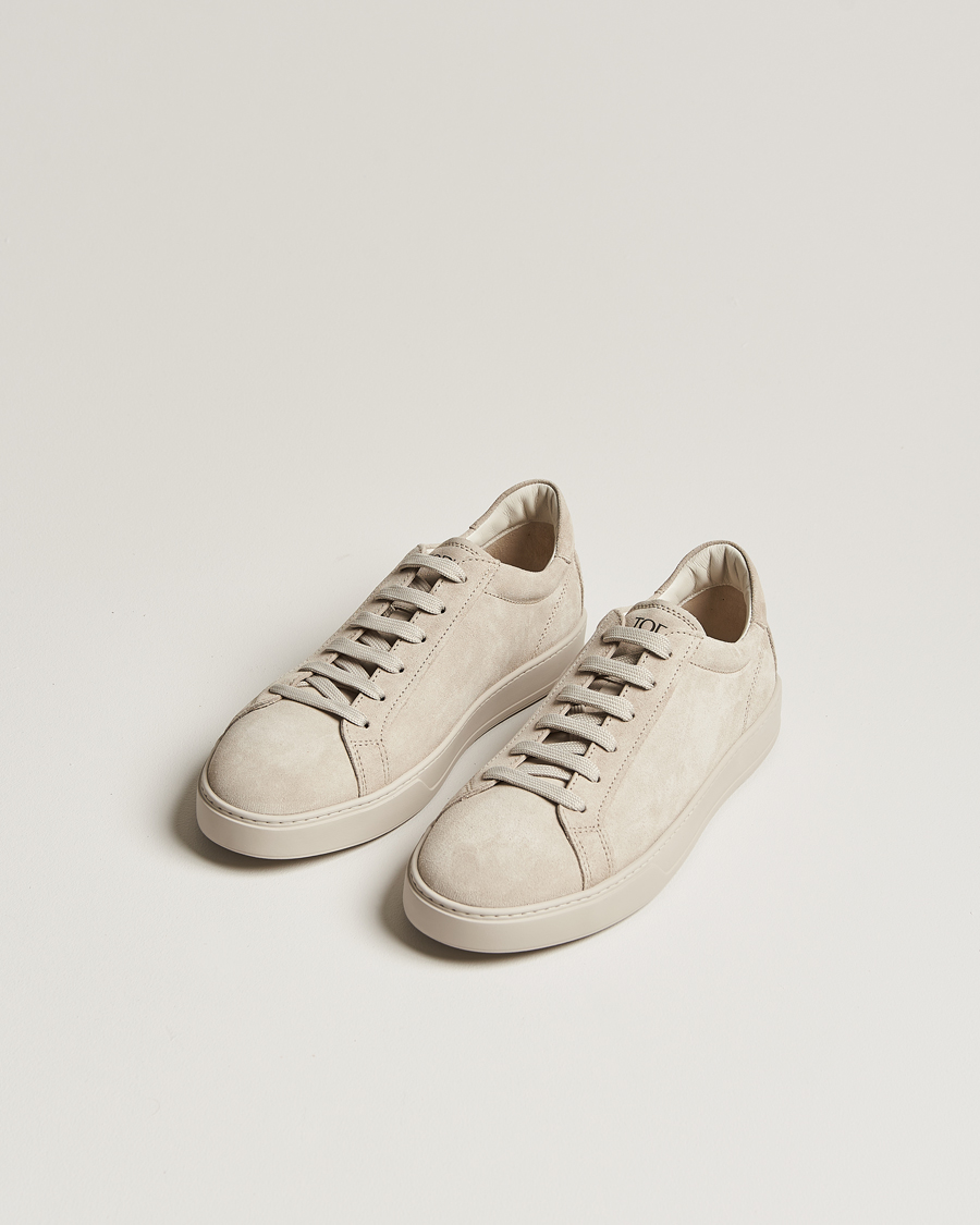 Mies |  | Tod\'s | Cassetta Lacciata Sneaker Light Grey Suede