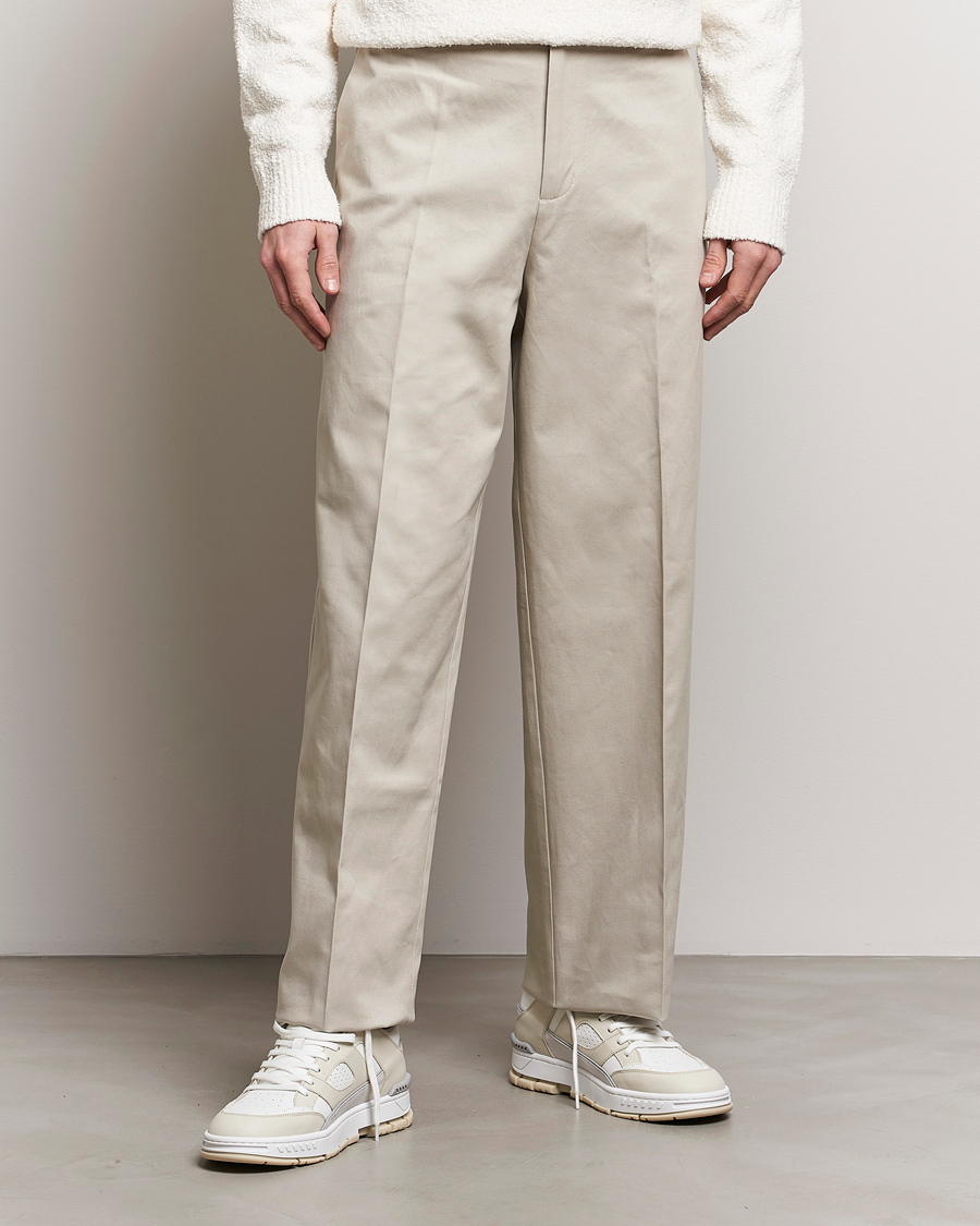 Mies | Axel Arigato | Axel Arigato | Serif Relaxed Fit Trousers Pale Beige