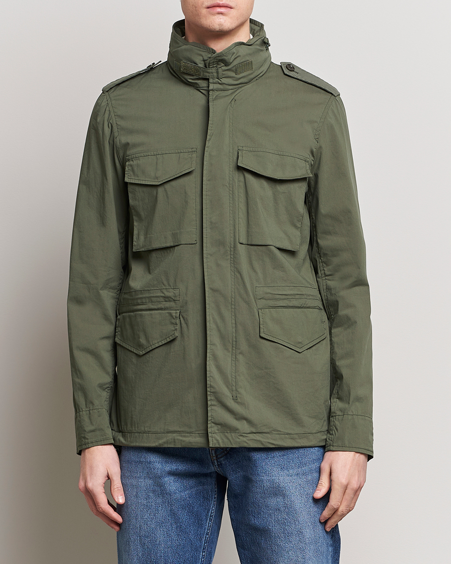 Mies | Formal Wear | Aspesi | Lightweight Cotton Field Jacket Military
