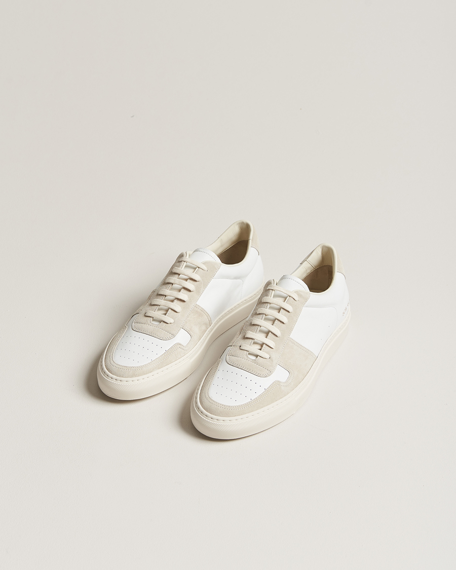 Mies | Common Projects | Common Projects | B Ball Duo Leather Sneaker Off White/Beige
