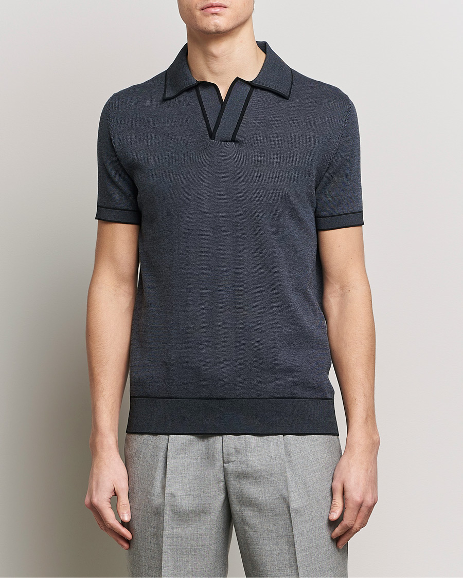 Mies | Vaatteet | Brioni | Soft Cotton Polo  Navy