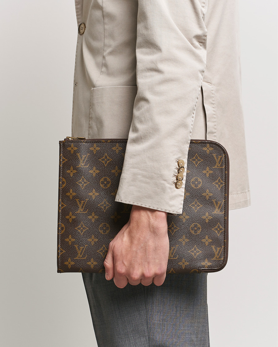 Mies | Pre-Owned & Vintage Bags | Louis Vuitton Pre-Owned | Posh Documan Document Bag Monogram