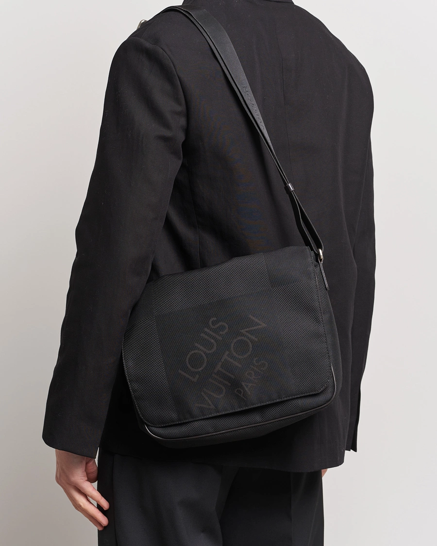 Mies | Pre-Owned & Vintage Bags | Louis Vuitton Pre-Owned | Canvas Messenger Bag Damier Geant