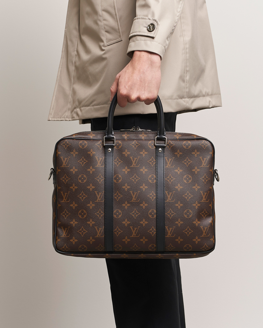 Mies | Louis Vuitton Pre-Owned | Louis Vuitton Pre-Owned | Porte-Documents Voyage Briefcase Monogram Macassar