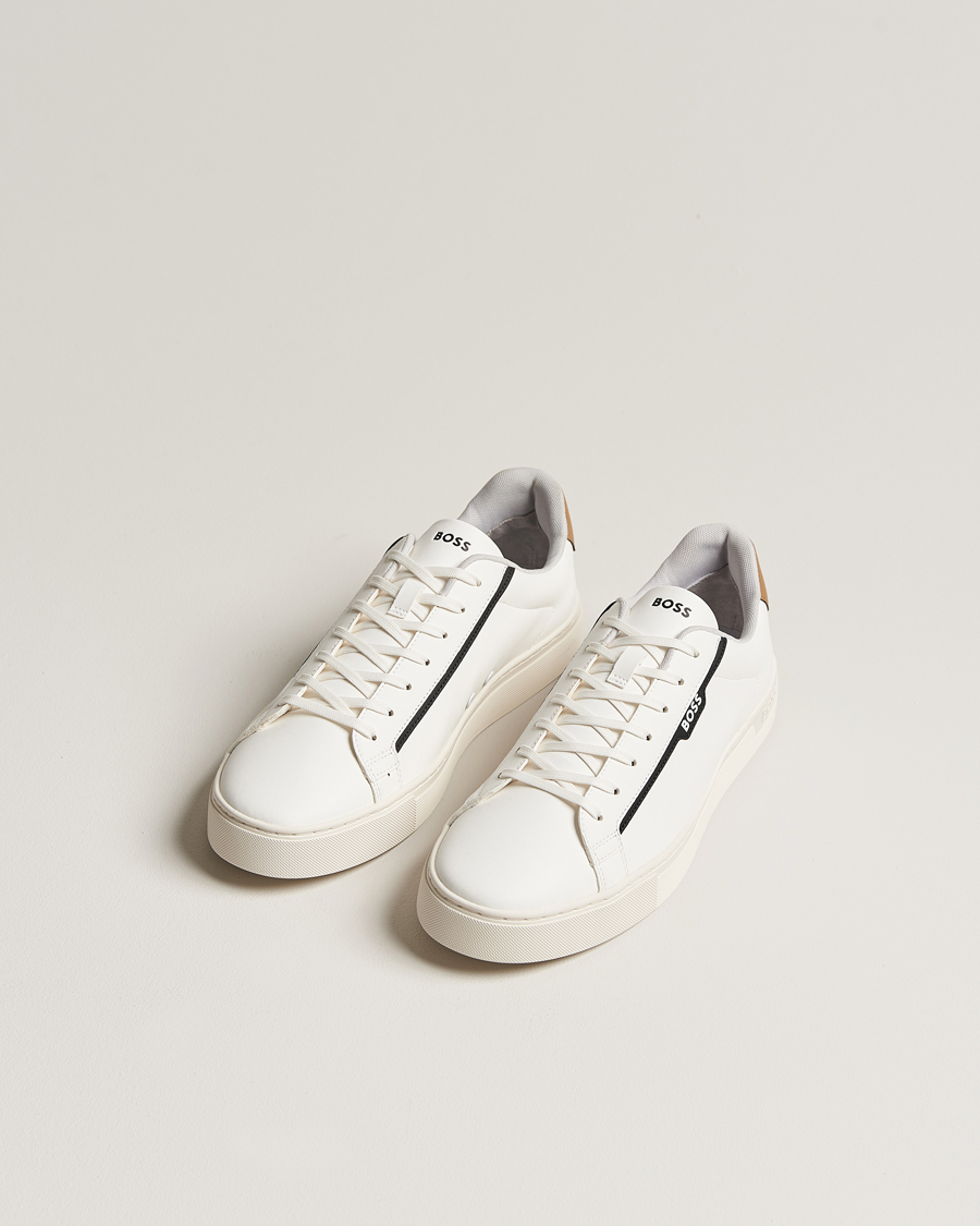 Mies |  | BOSS BLACK | Rhys Tenn Sneaker Open White