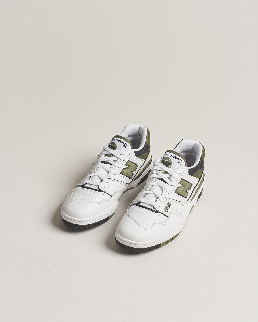 Mies | Kengät | New Balance | 550 Sneakers White/Green