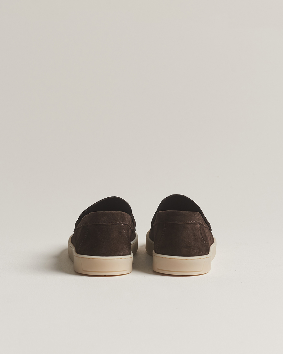 Mies | Loaferit | Canali | Summer Loafers Dark Brown Suede