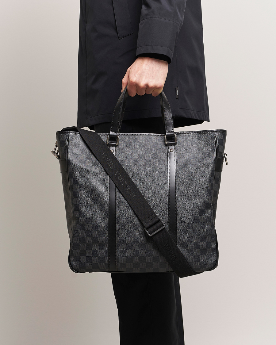 Mies | Pre-Owned & Vintage Bags | Louis Vuitton Pre-Owned | Tadao Tote Bag Damier Graphite