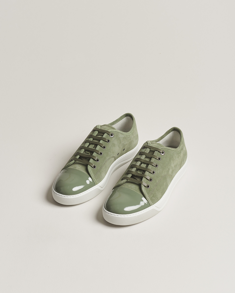 Mies | Kengät | Lanvin | Patent Cap Toe Sneaker Green