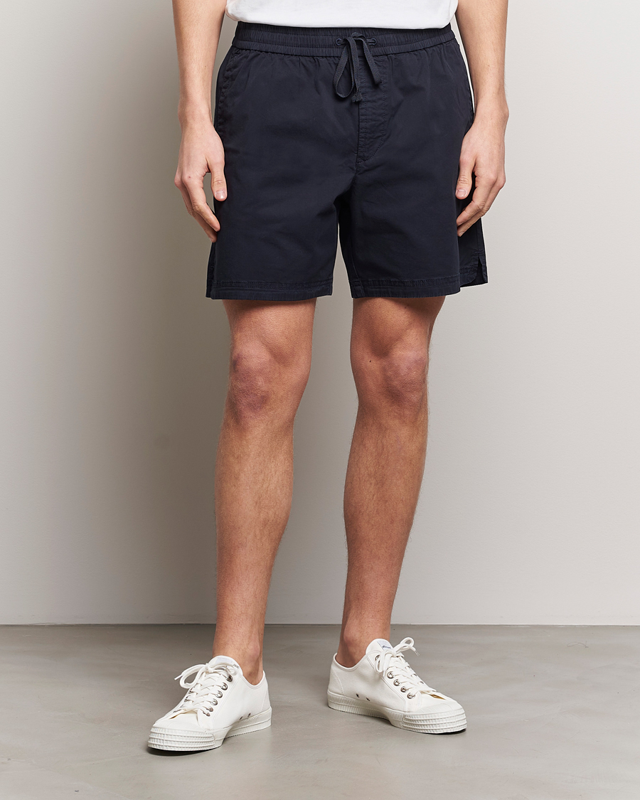 Mies | Rennot shortsit | BOSS ORANGE | Sandrew Cotton Shorts Dark Blue