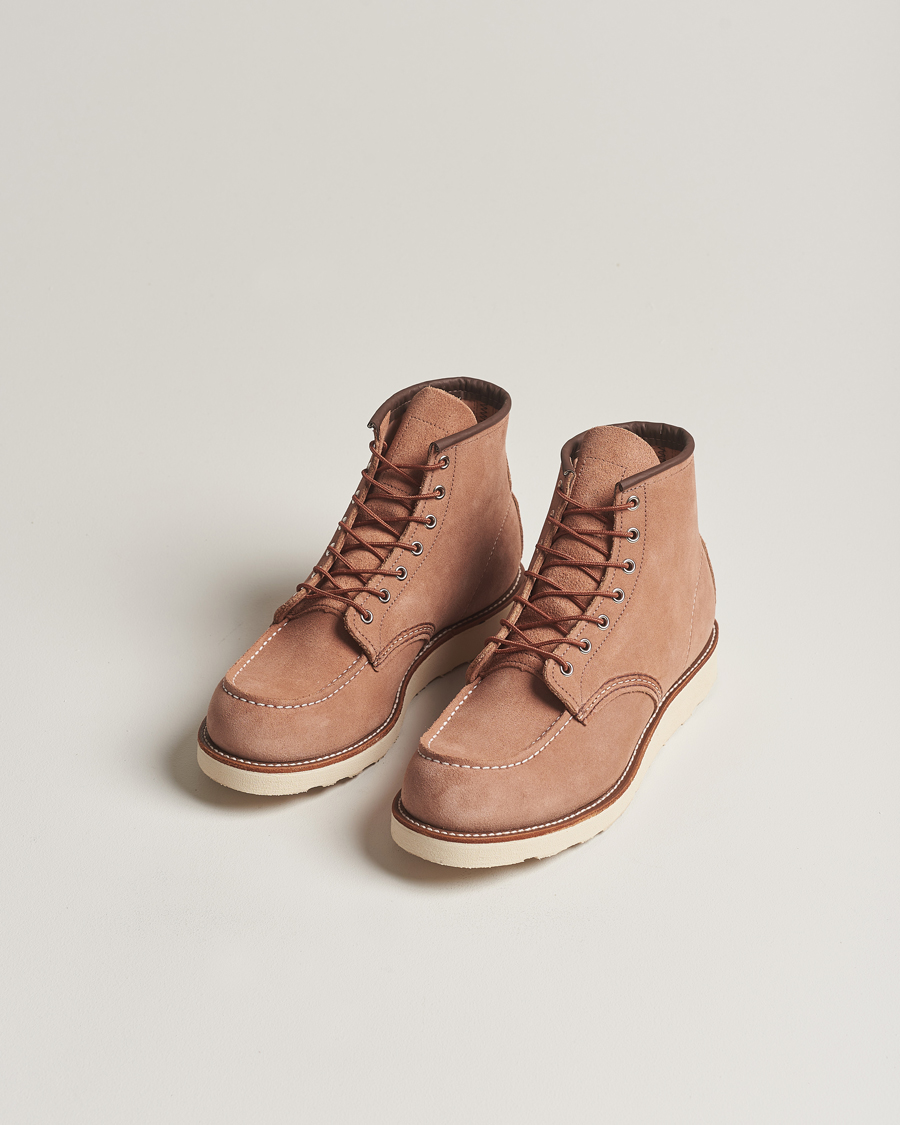 Mies | American Heritage | Red Wing Shoes | Moc Toe Boot Dusty Rose