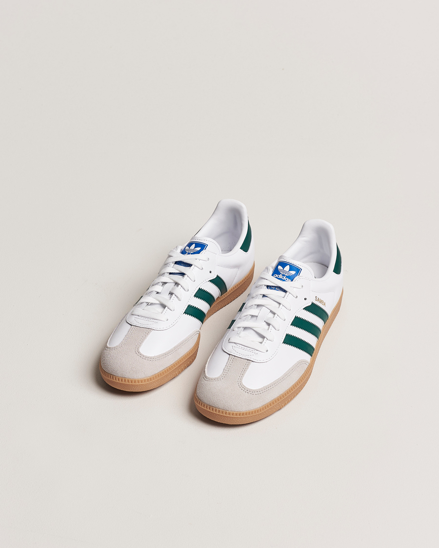 Mies | Valkoiset tennarit | adidas Originals | Samba OG Sneaker White/Green