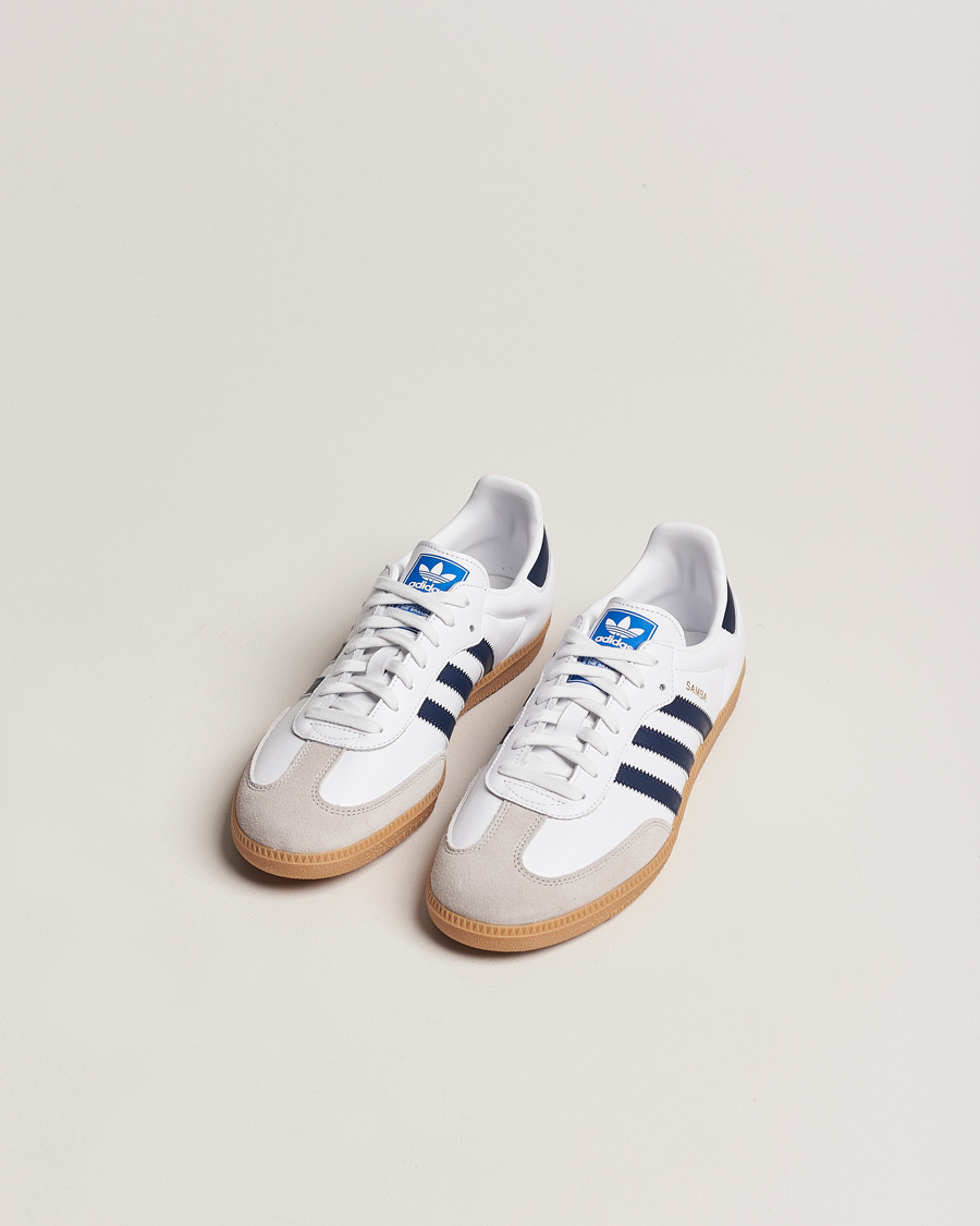 Mies | Mokkakengät | adidas Originals | Samba OG Sneaker White/Navy