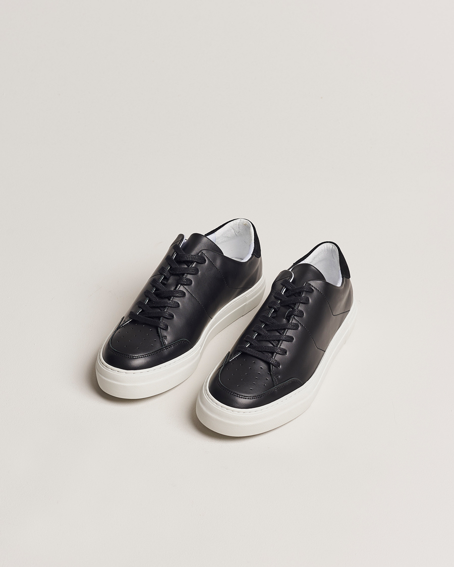 Mies | J.Lindeberg | J.Lindeberg | Art Signature Leather Sneaker Black
