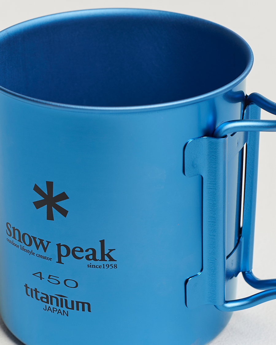 Mies | Active | Snow Peak | Single Wall Mug 450 Blue Titanium