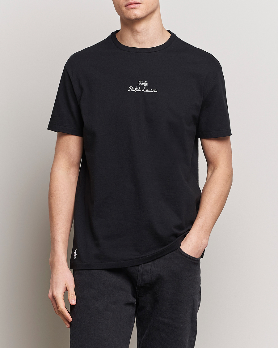 Mies | Osastot | Polo Ralph Lauren | Center Logo Crew Neck T-Shirt Black